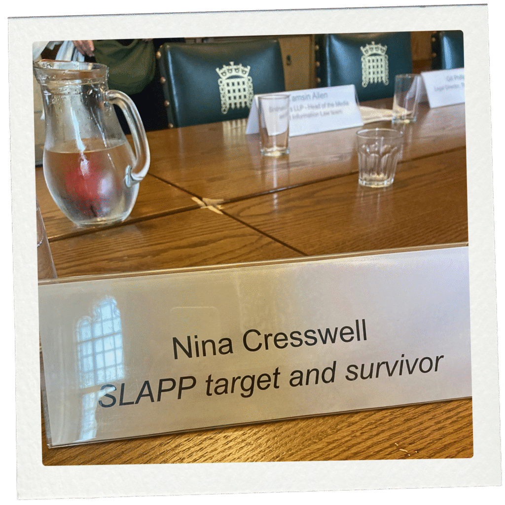 nina cresswell parliament